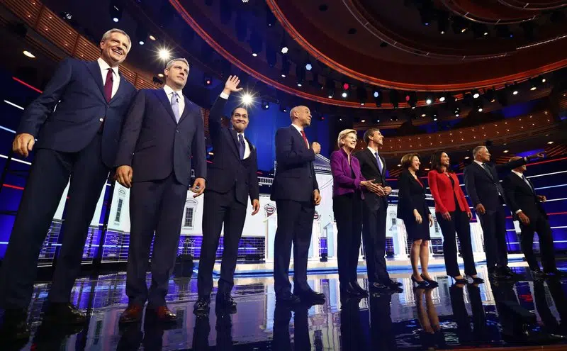 Health care, immigration top issues at Democrats’ 1st debate