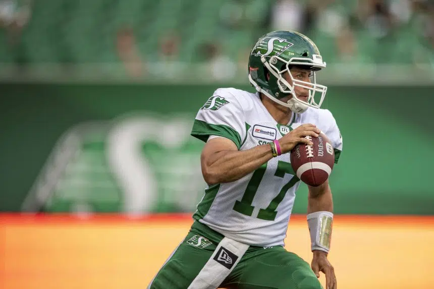 Collaros throws 2 touchdowns in 35-29 pre-season loss to Bombers
