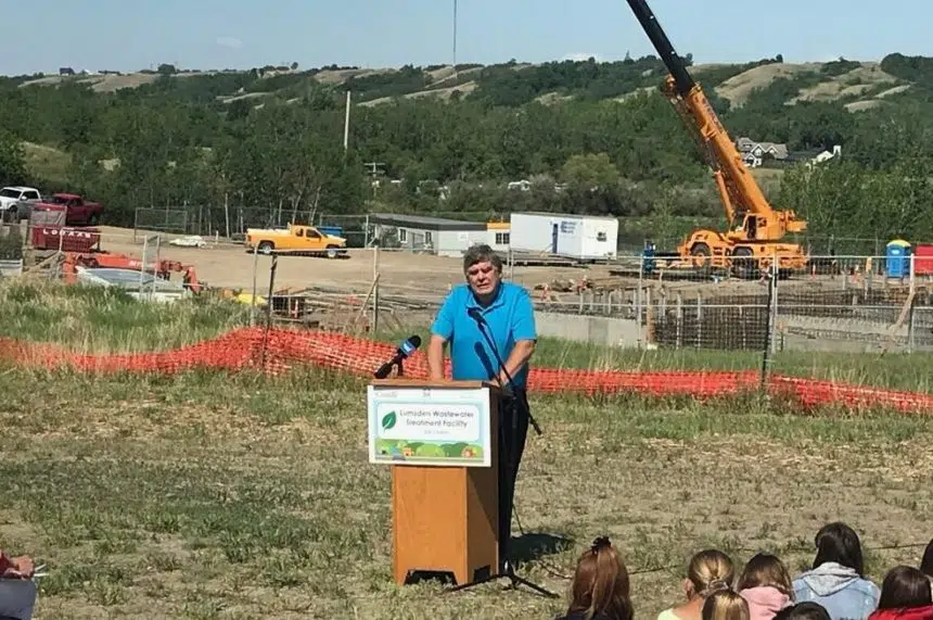 Lumsden's new wastewater treatment facility on track