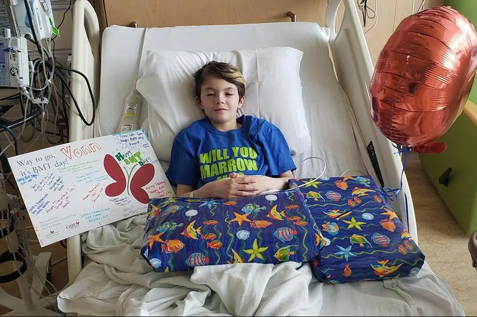 Regina boy undergoes bone marrow transplant