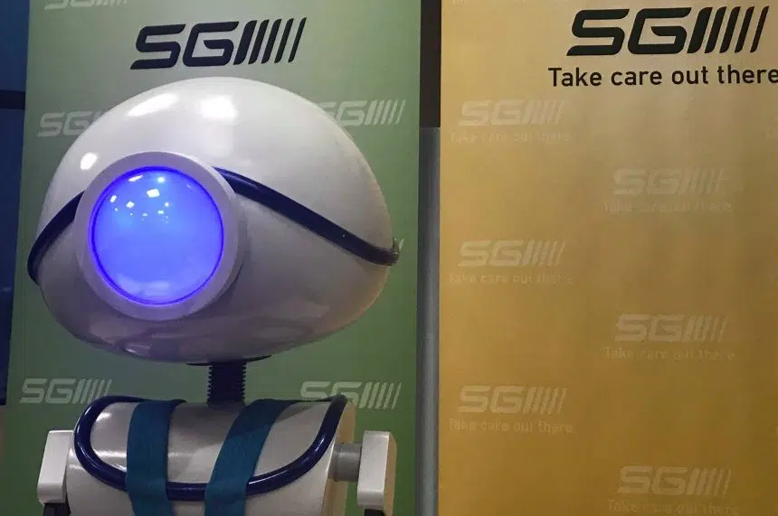 SGI's new robot promotes seatbelt safety