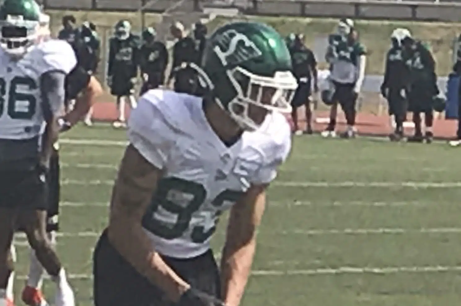 Riders' rookie receiver ready to roll