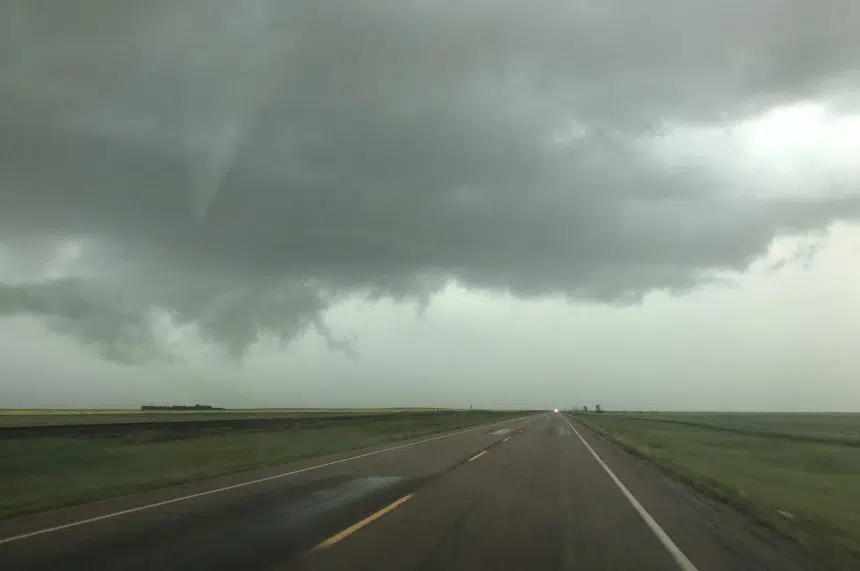 Tornado warning issued, severe thunderstorm watches and warnings for southern Sask.