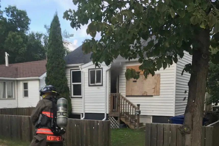 Saskatoon fire crews attend house fire near Ashworth Holmes Park