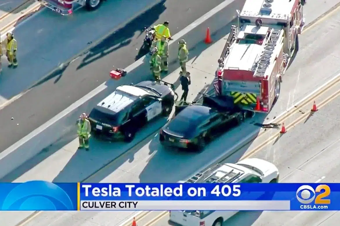 NTSB: Tesla on Autopilot when it hit California firetruck