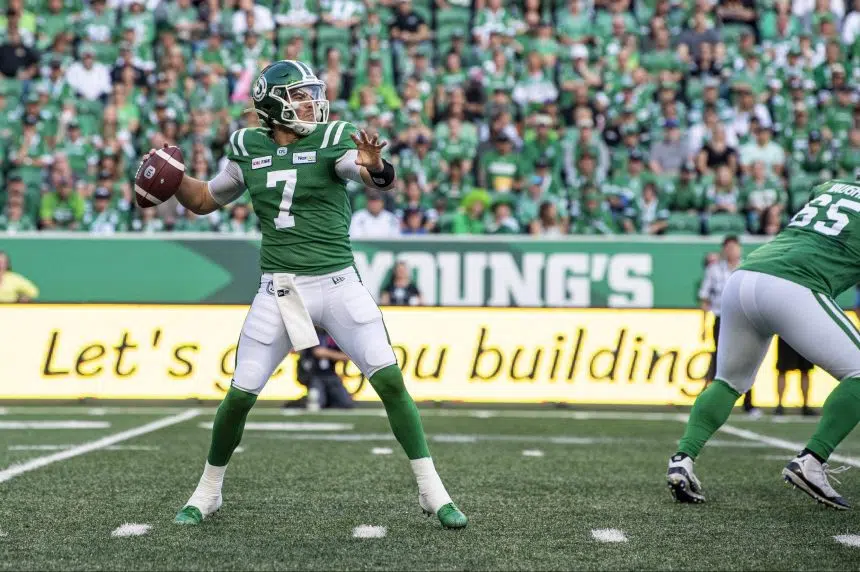 Riders look to bounce back following Labour Day Classic loss