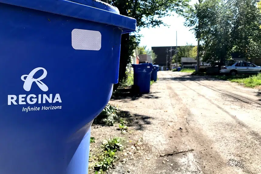 City of Regina checking blue bins, wants better recycling