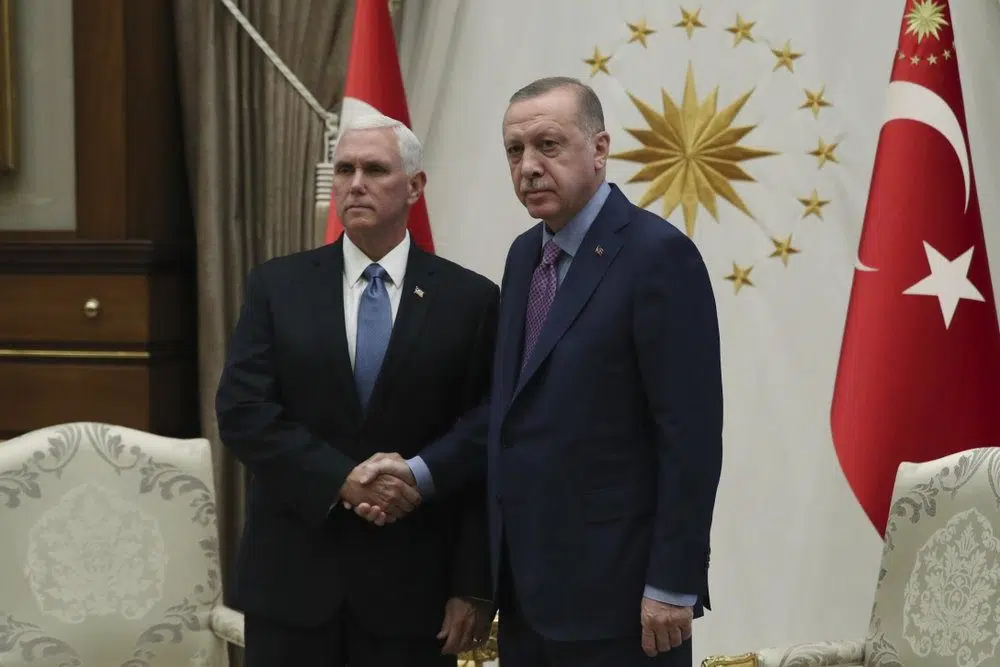 VP Mike Pence says Turkey agrees to ceasefire in Syria