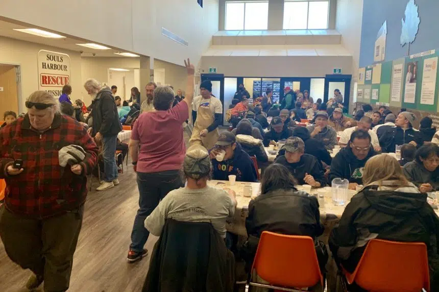 Souls Harbour hosts first Thanksgiving meal in new building
