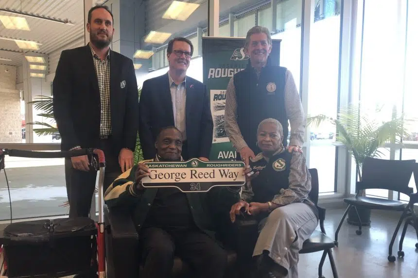 George Reed Way unveiled at Evraz Place