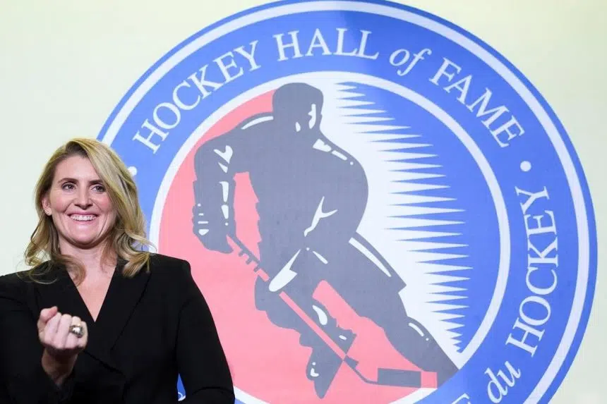 Canadian women’s star Hayley Wickenheiser inducted into Hockey Hall of Fame