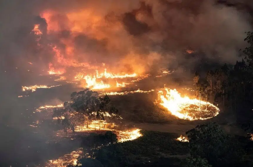 Raging wildfires trap 4,000 at Australian town’s waterfront