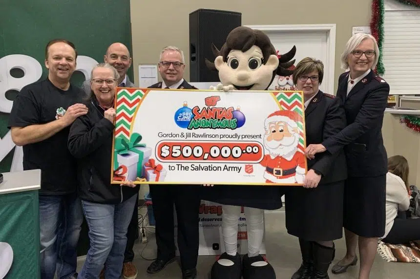 Gordon Rawlinson donates $500K to Salvation Army