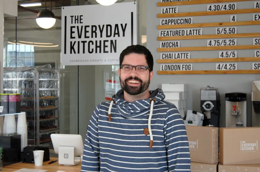 Owners of The Everyday Kitchen doing something you don't see every day