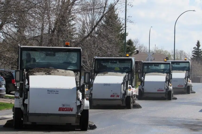Regina street sweepers back on the road