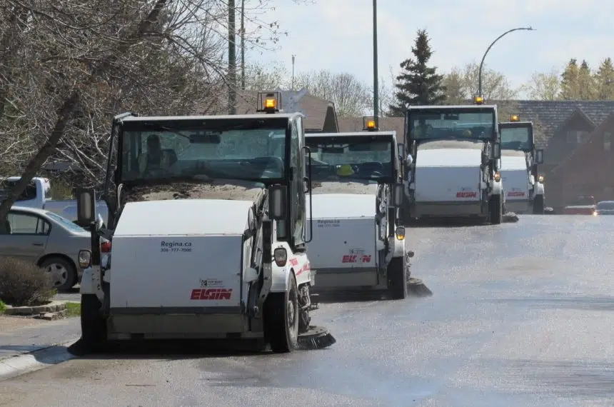 Spring street sweeping begins next week in Regina