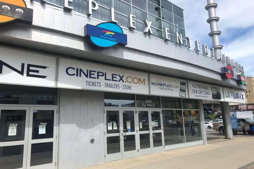 Cineplex, Landmark Cinemas to reopen their doors in Saskatchewan on July 3