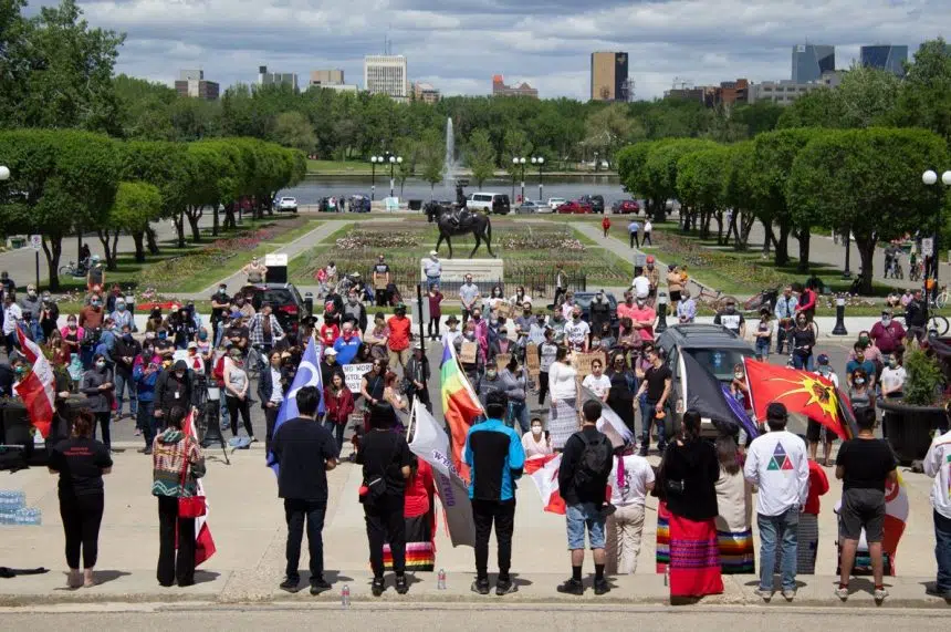 Hundreds gather at legislature for Indigenous Lives Matter rally