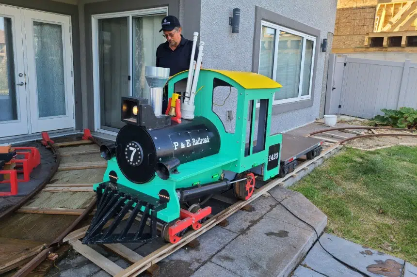 'It just evolved from there': Man's backyard turned into mini-train yard