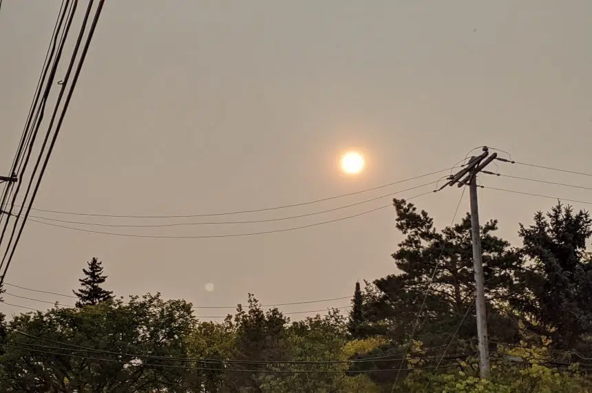 Wildfire smoke settles over Saskatchewan