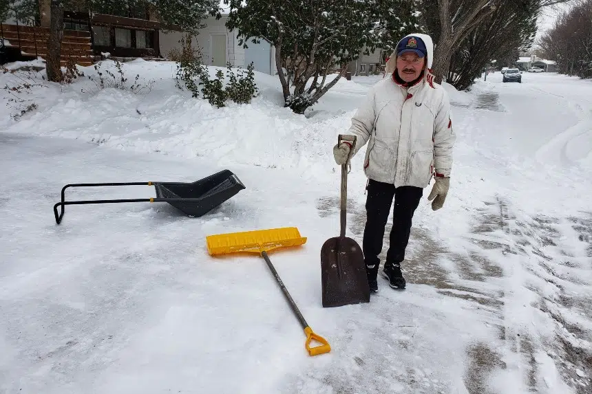 Regina Man Employs Shovel Collection To Battle Snowy Driveway 980 Cjme