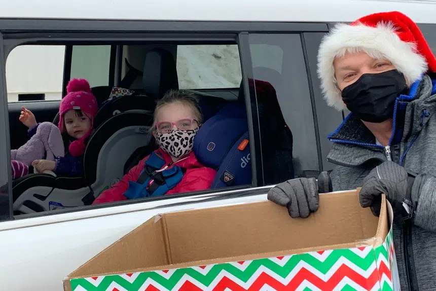 Santas Anonymous Drive Thru Collection Day collects hundreds of toys