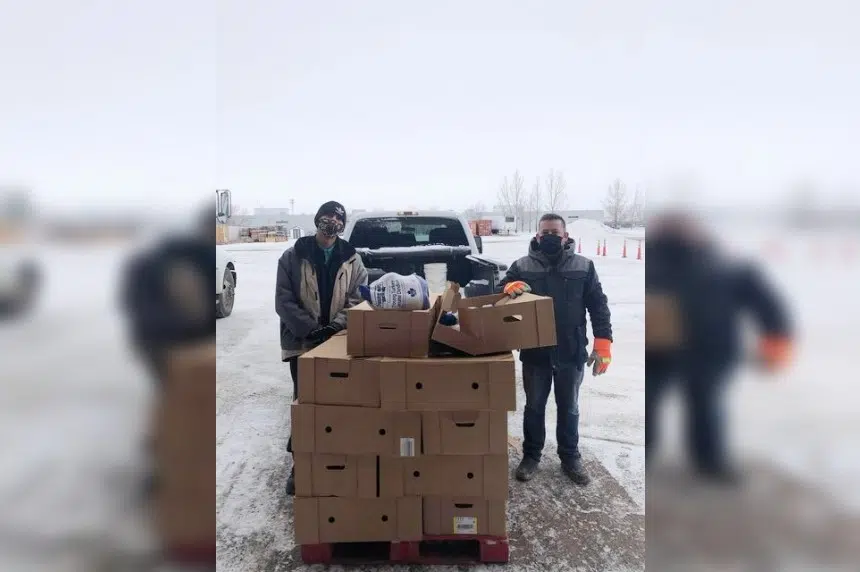 Instead of office Christmas party, Inland Concrete makes food bank donation