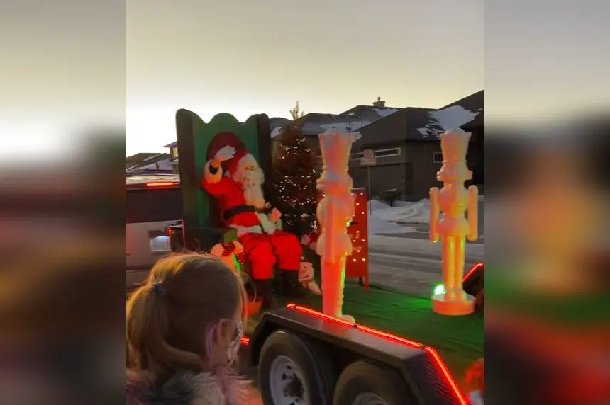Santa makes a special trip to Regina neighbourhood