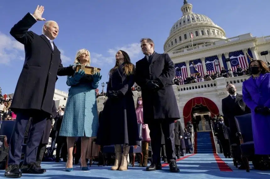 Biden takes the helm as president: 'Democracy has prevailed'