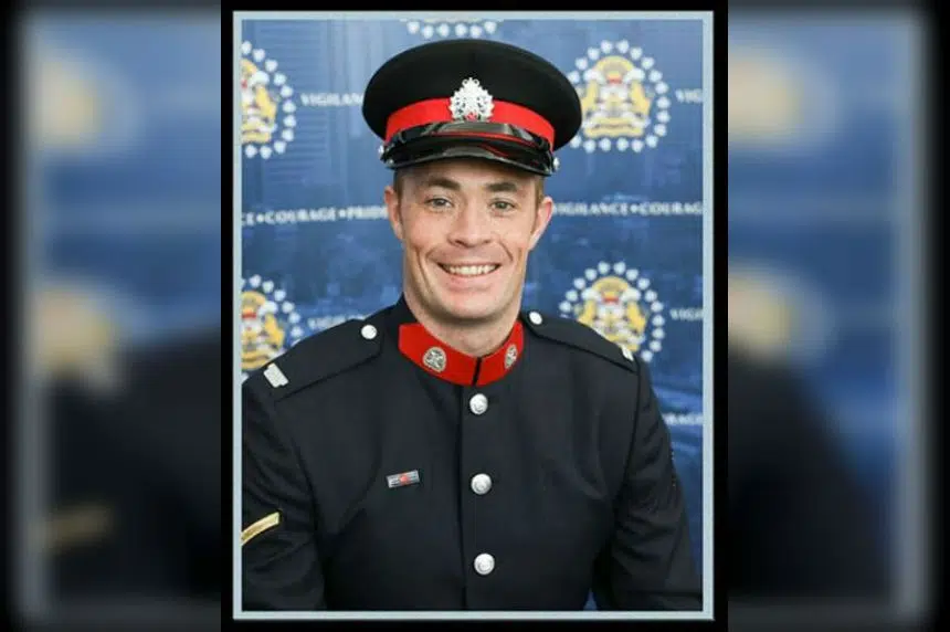 Two accused in ‘senseless’ death of Calgary cop at traffic stop turn themselves in