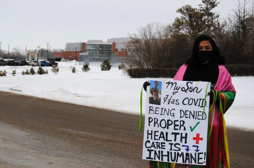 Families protest conditions and lack of care for inmates with COVID