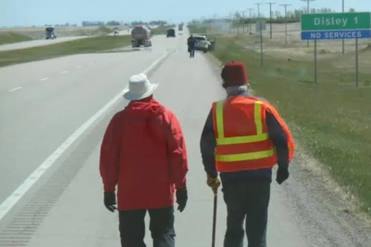 From Saskatoon to Regina: 94-year-old Frank Atchison continues his walk for children's hospitals