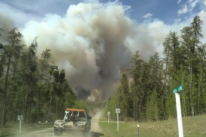 Wildfire burning outside P.A. contained, power restoration expected at 8 p.m.