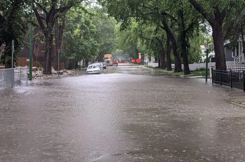 City of Regina continues to clean up following Friday's rainstorm