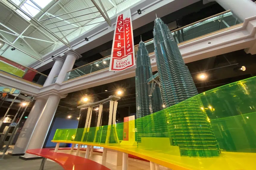 LEGO tower exhibit offers a global journey at Sask. Science Centre