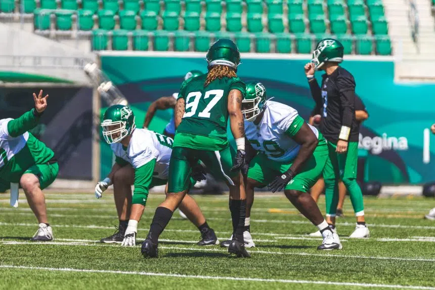 From bounty hunting to chasing QBs, Keion Adams looking to make Riders roster