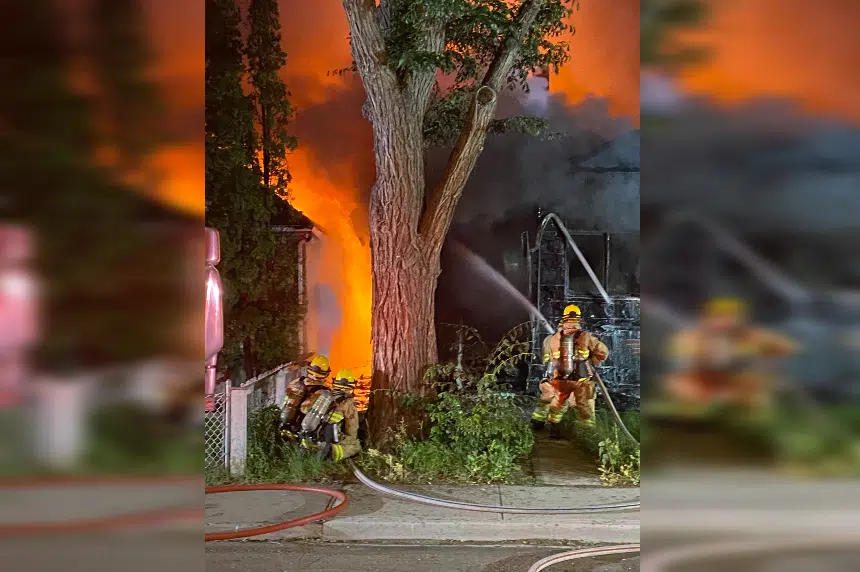 Multiple homes damaged in early morning blaze