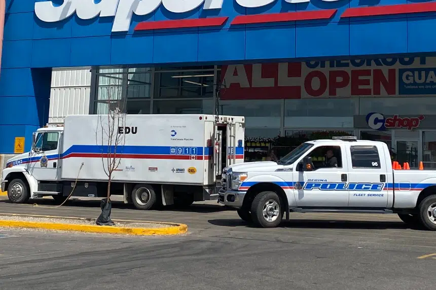 Man charged after bomb squad removes dangerous items from Regina Superstore