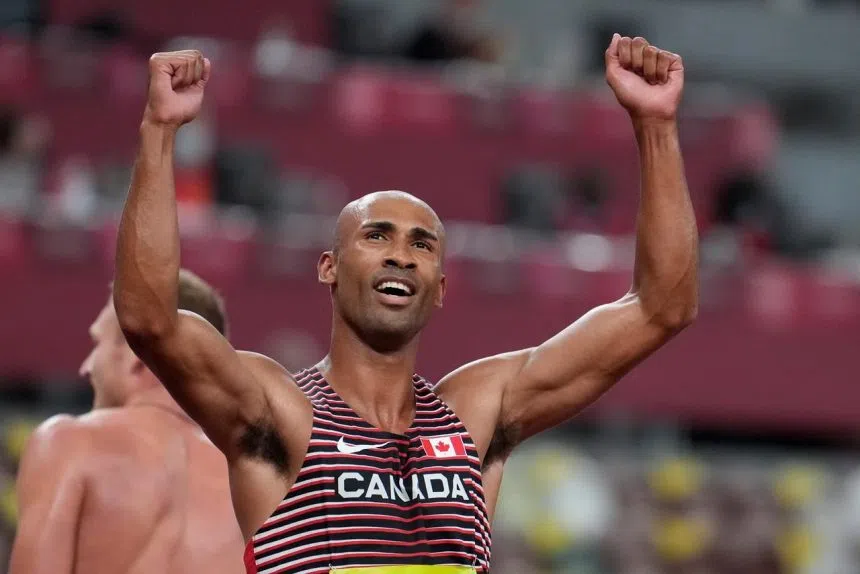 Damian Warner wins gold in decathlon, sets Olympic record
