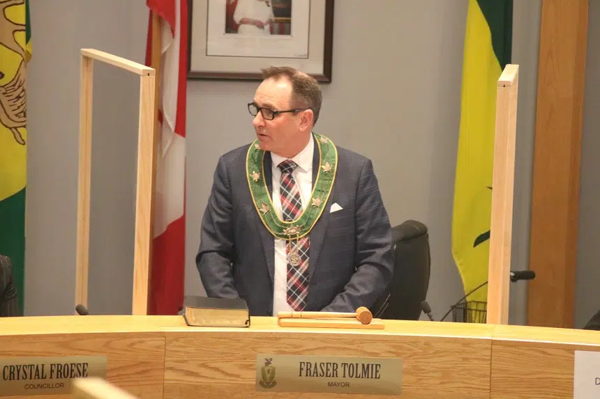 Fraser Tolmie to resign as mayor Tuesday night