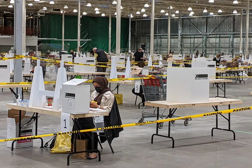 An inside look at the biggest polling station in Canadian history