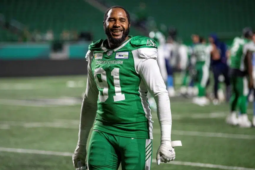 Roughriders' D-line looking to get after Argos' Kelly