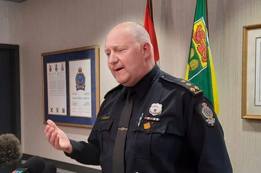 'Definitely a one-off:' Regina police chief weighs in on charges against officer