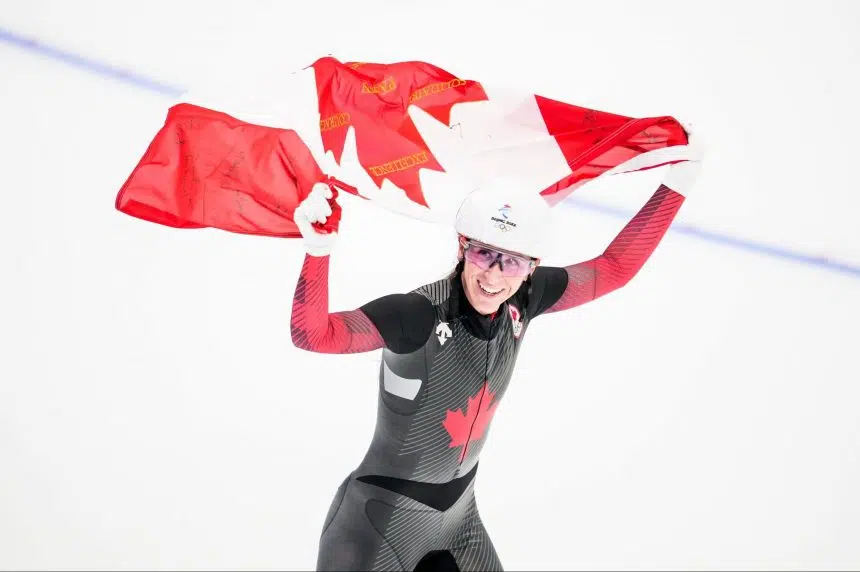 Canada's Blondin narrowly misses gold in long-track speed skating mass start
