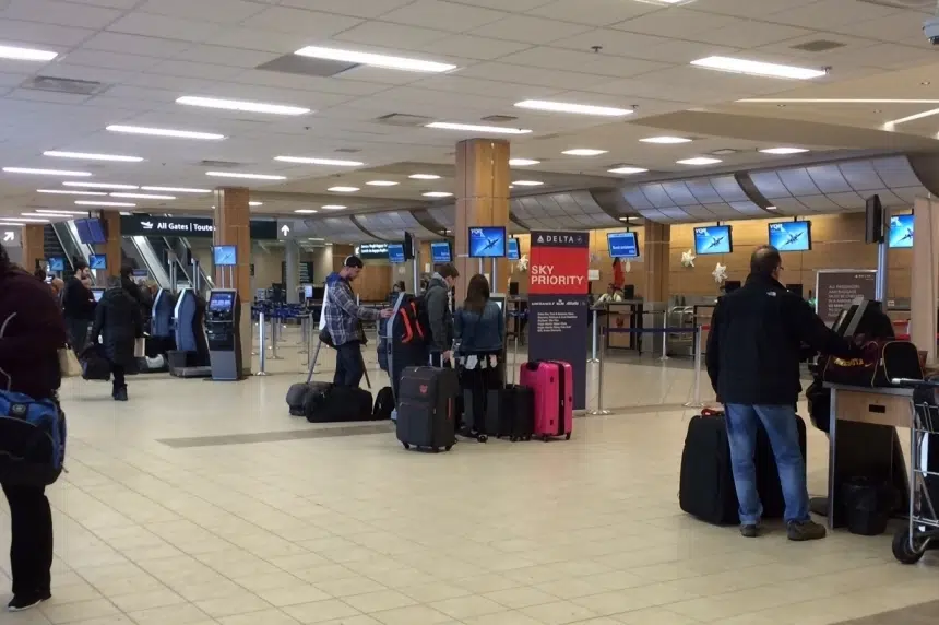 Regina airport not seeing same issues as major hubs