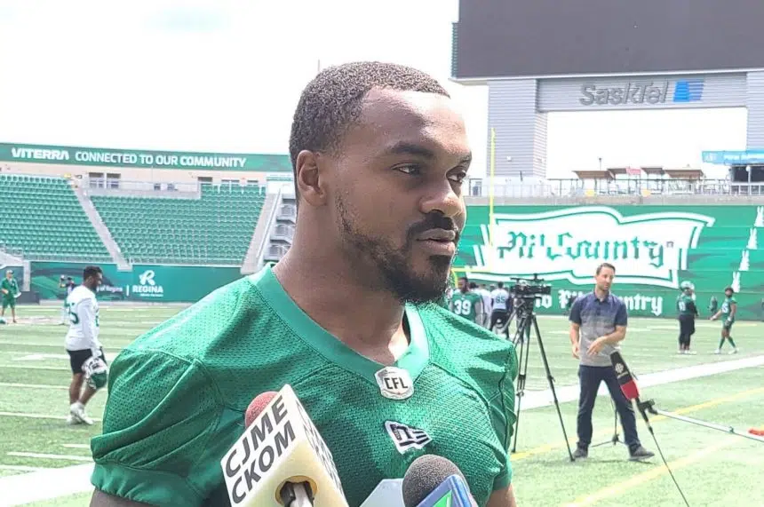 Riders' Milligan happy to be back on the field after COVID hiatus