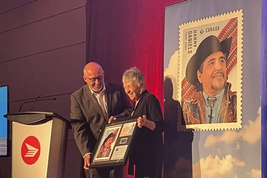 Metis leader Harry Daniels recognized on Canada Post stamp