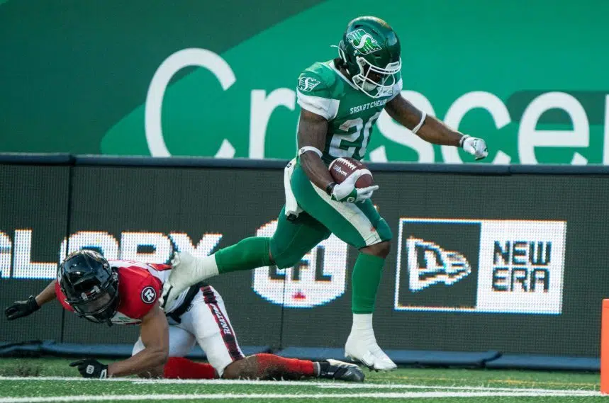Hickson ready to roll as Riders' lead running back