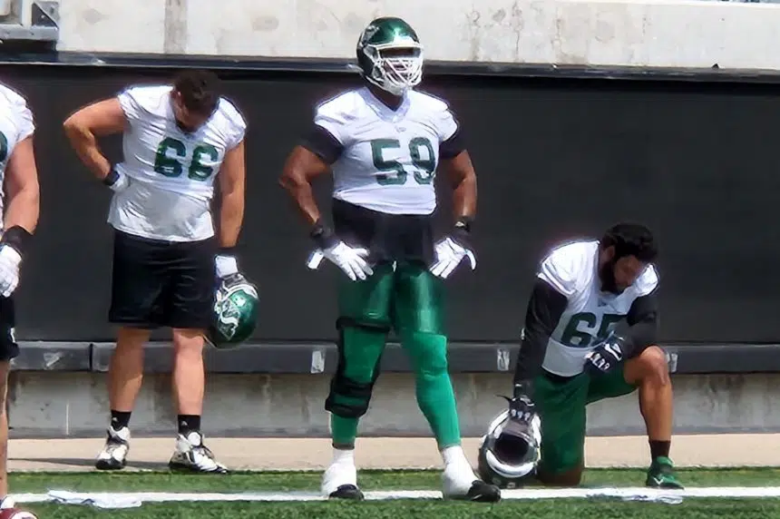 Josiah St. John back in Riders' lineup after knee injury in training camp