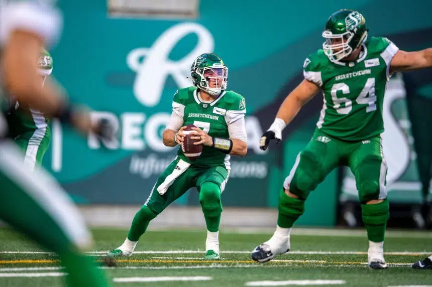Fajardo to start at quarterback for Riders in rematch with Lions